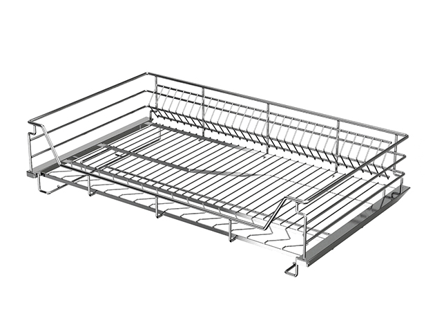 4-Sided Pull-out Basket w/Bowl and Plate Holder 2