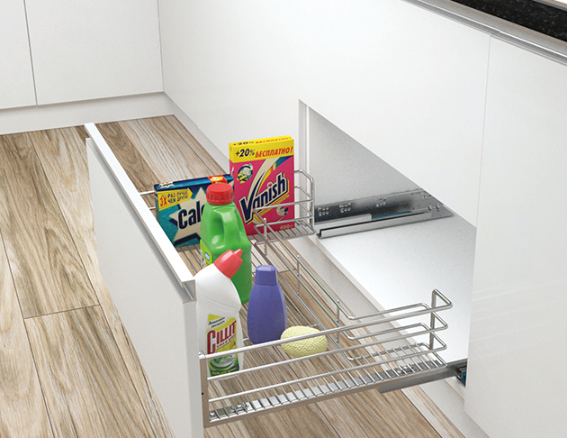 3-Sided Under Sink Pull-out Basket (150mm) 1